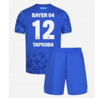 Bayer Leverkusen Edmond Tapsoba #12 Koszulka Trzecia dzieci 2025-26 Krótki Rękaw (+ krótkie spodenki)